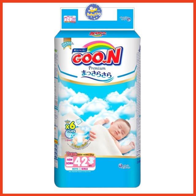 Tã dán Goon NewBorn 42 (NB-5kg) - S36 (4-8kg)