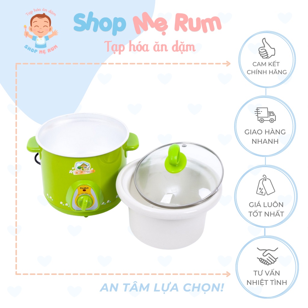 Nồi Hầm Cháo Chậm 1,5L Và 2,5L Cho Bé Ăn Dặm