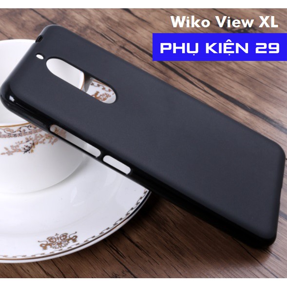 [Wiko View Prime/View XL] Ốp lưng silicon dẻo nhám cao cấp Pudini