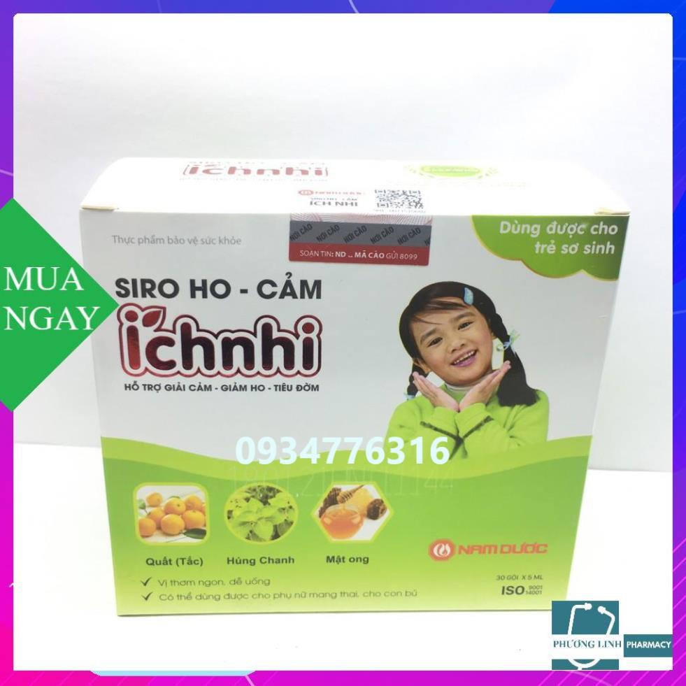 TPBVSK Siro ho cảm Ích nhi Hộp 30 gói x 5g