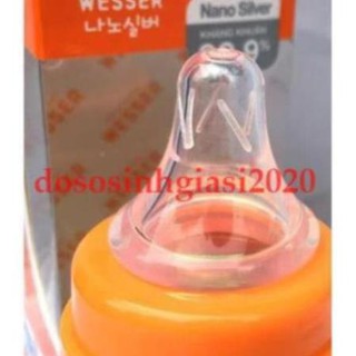 Combo 3 bình sữa Wesser cổ hẹp 60ml - 140ml - 250ml