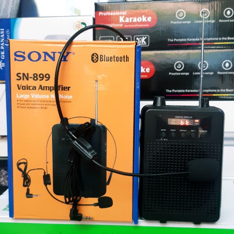 Loa trợ giảng Sony SN899 Có Blutooth kèm Mic Đeo Có Dây