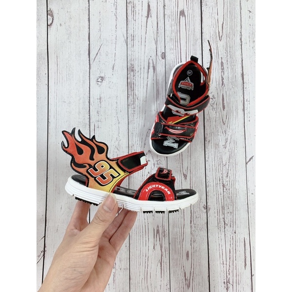 Sandal Bé trai XE HƠI MC QUEEN hàng xuất xịn size 26-30