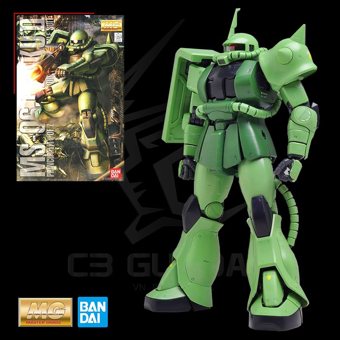 MÔ HÌNH GUNDAM BANDAI MG 1/100 MS-06J ZAKU II VER 2.0