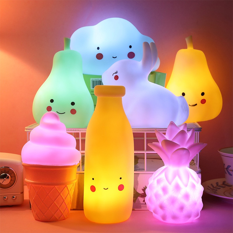 Đèn Ngủ Trang Trí Phòng Trẻ Em Hình TikTok Hoạt Hình Dễ Thương