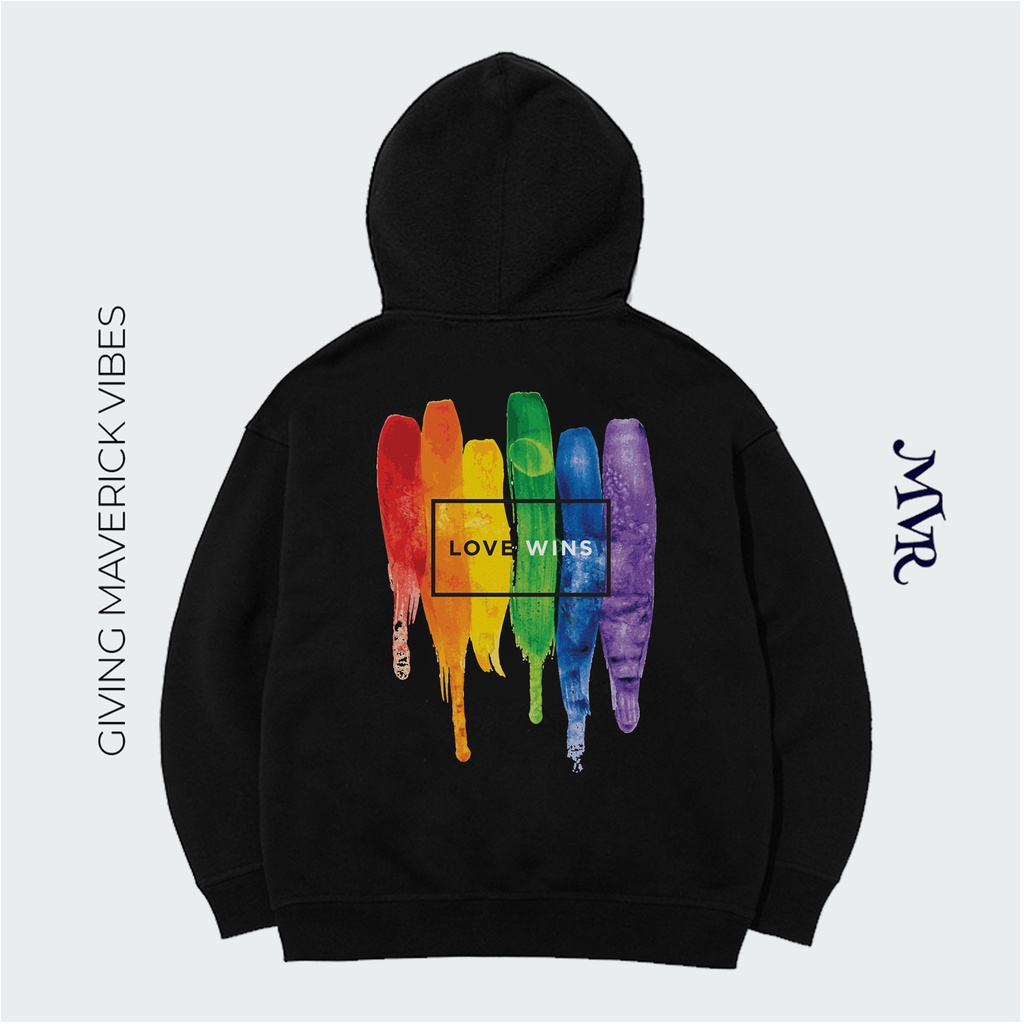 Áo thun Hoodiezip nam nữ Unisex cotton thoáng mát các vệt màu nước tình yêu cầu vòng MVR KK4027