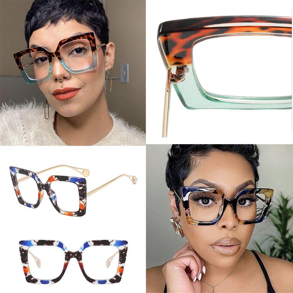 WONDER Kính Mát Gọng Vuông Phong Cách Vintage Thời Trang Cho Nữ