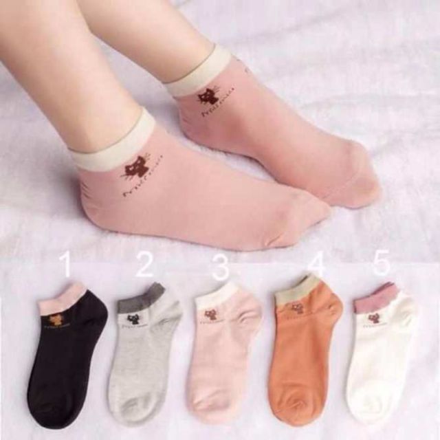 Sỉ 10 đôi tất mèo cổ ngắn