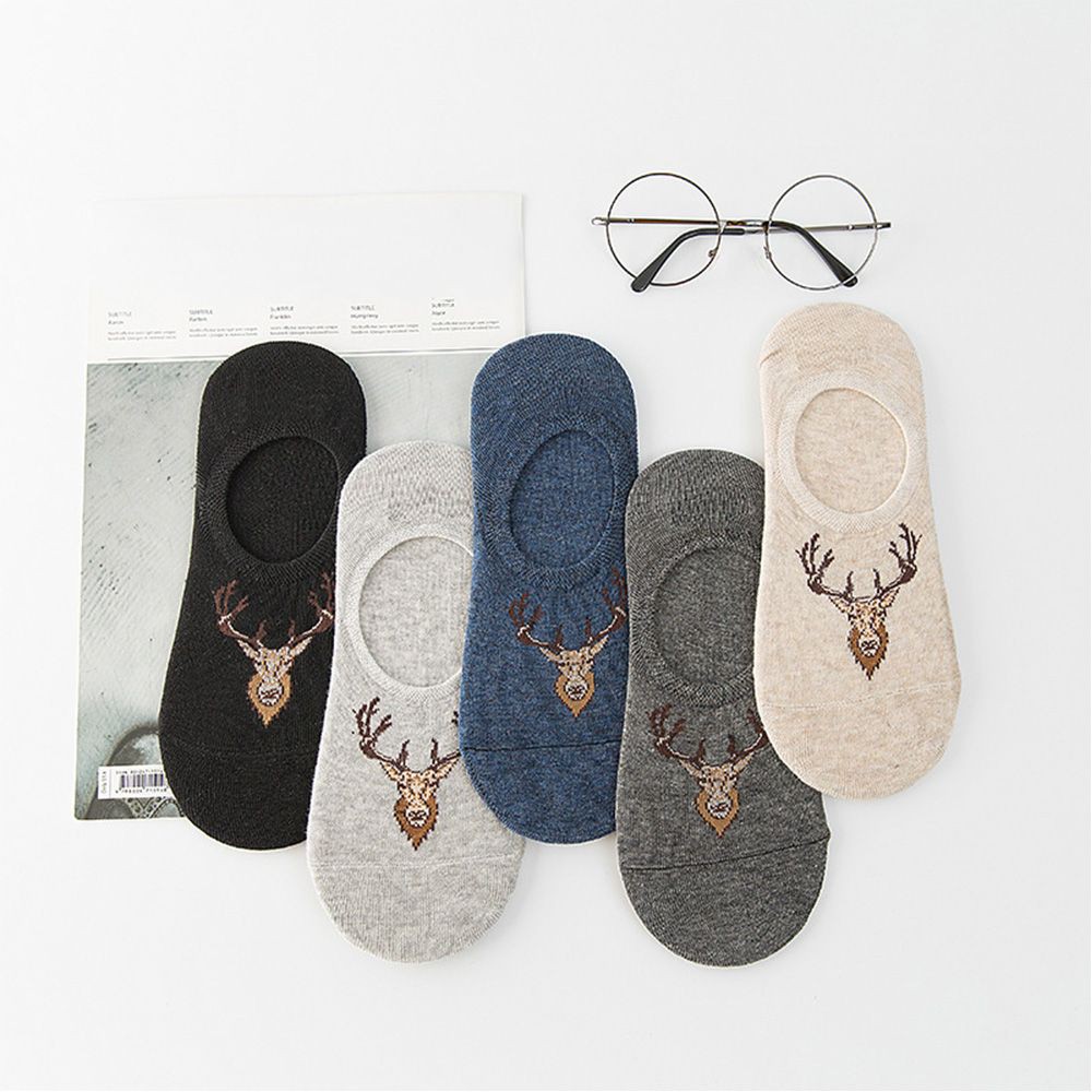 Vớ ngắn ngang mắt cá chân in họa tiết động vật cho nam giới | BigBuy360 - bigbuy360.vn