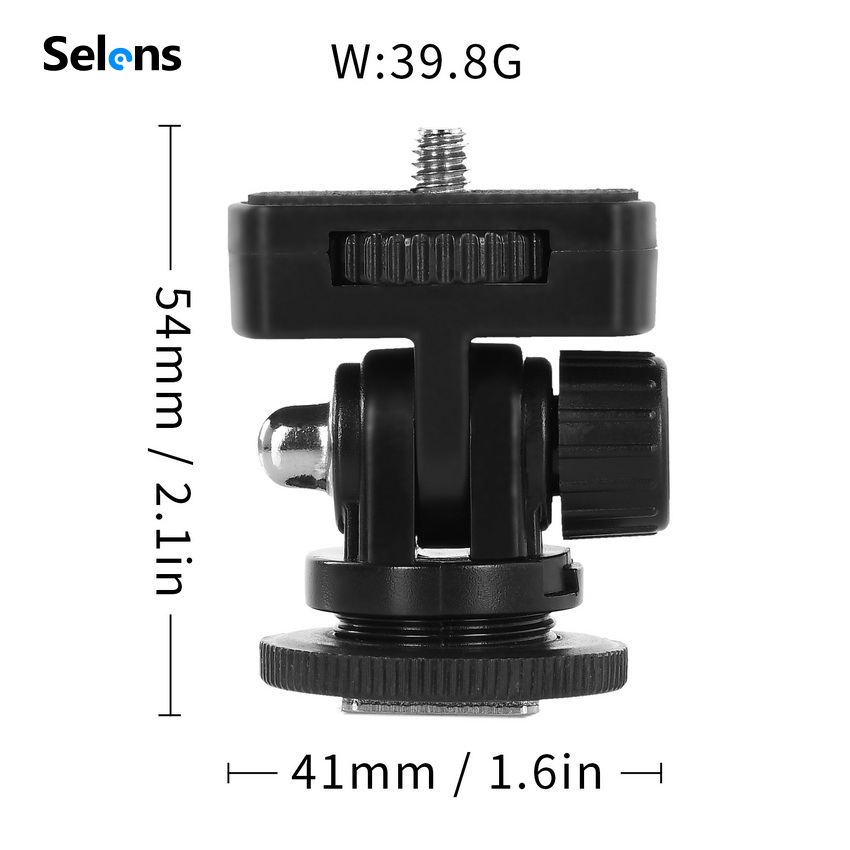 Chân Gắn Thiết Bị Type F Chân Vít 1/4 Selens Cho Tay Cầm Chống Rung Camera DSLR