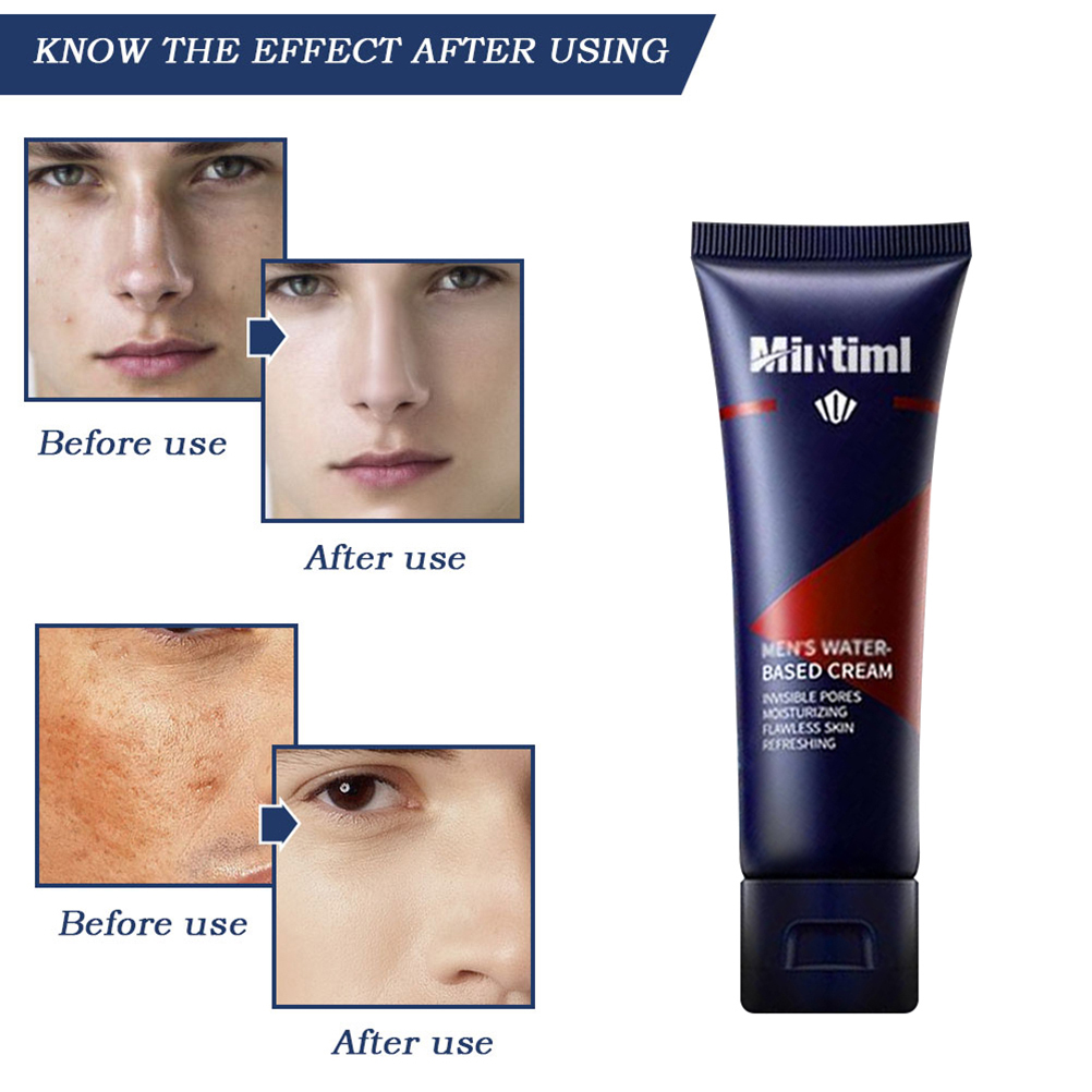 Men's Revitalising Nourishing Tone Up BB Cream Tone-Up Enhancer BB Cream Face Moisturizer Cream for All Skin Types