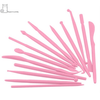 14pcs Plastic Crafts Clay Modeling Tool for Shaping and Sculpting