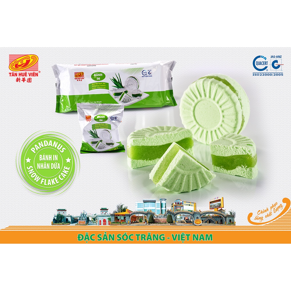 Bánh in nhân dứa Tân Huê Viên ( 360g 6 cái)