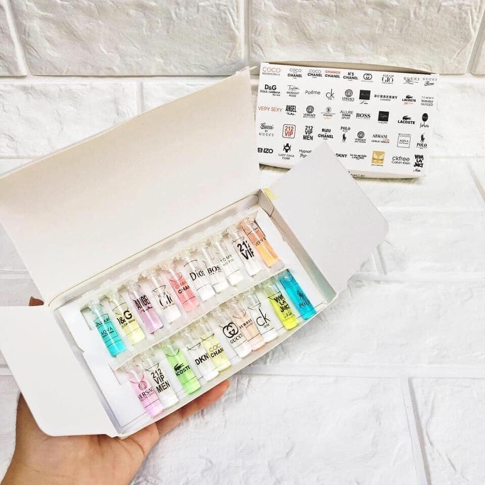 Nước hoa test mini dạng chấm đủ mùi sang chảnh