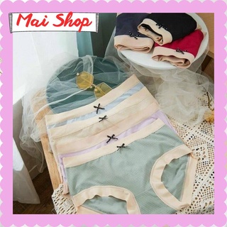 Quần lót su nữ cao cấp mát lạnh, cạp cao nhẹ kháng khuẩn Nano bạc,Quần lót không lộ viền bigsize lớn lụa