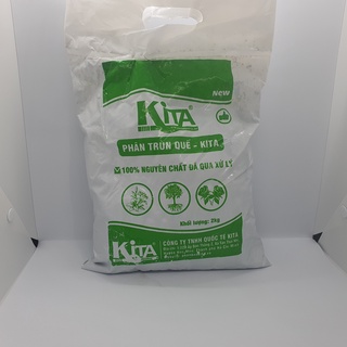 Phân bón hưu cơ trùn quế loại 2kg , phân bón trùn quế kita