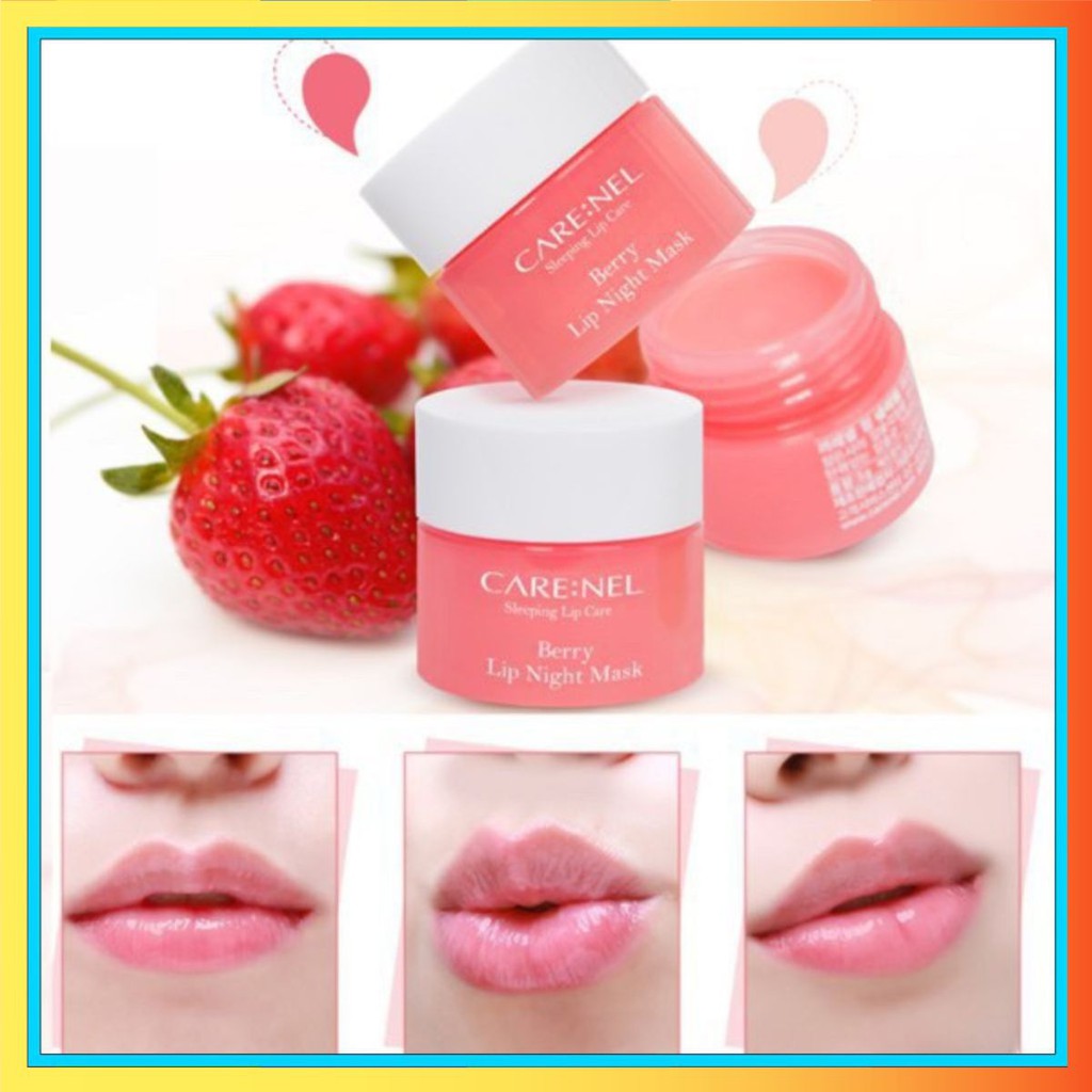 Mặt nạ ngủ môi Care:nel Lip Sleeping Mask mini mẫu mới