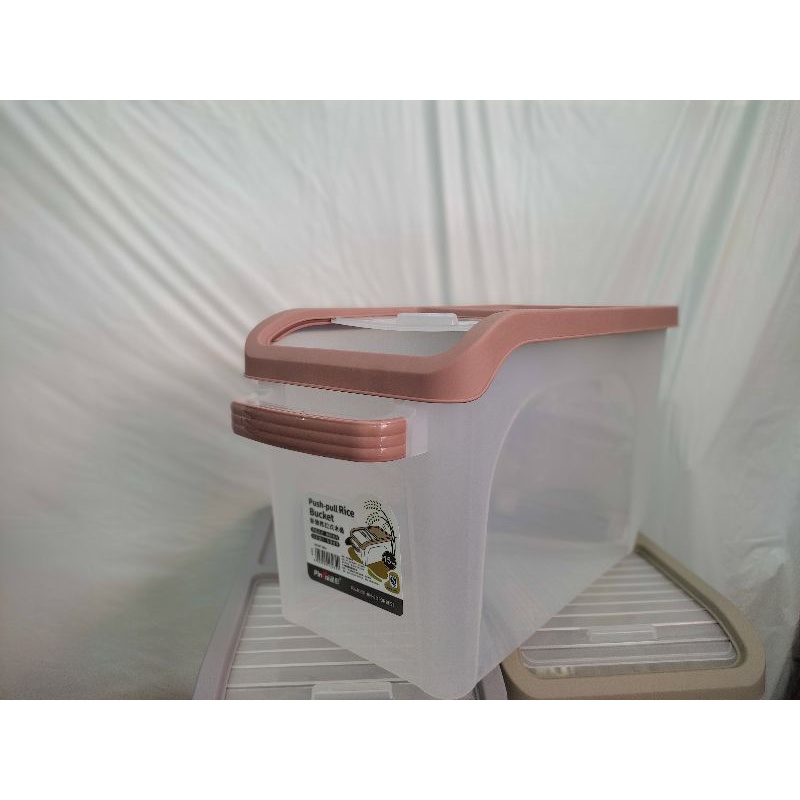 Thùng nhựa đựng gạo thông minh 10kg đa năng đựng ngũ cốc có bánh xe,thùng đựng gạo 15kg