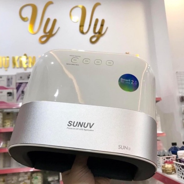 Máy hơ gel Sun 3 hàng chuẩn loại 1 chính hãng tem xanh