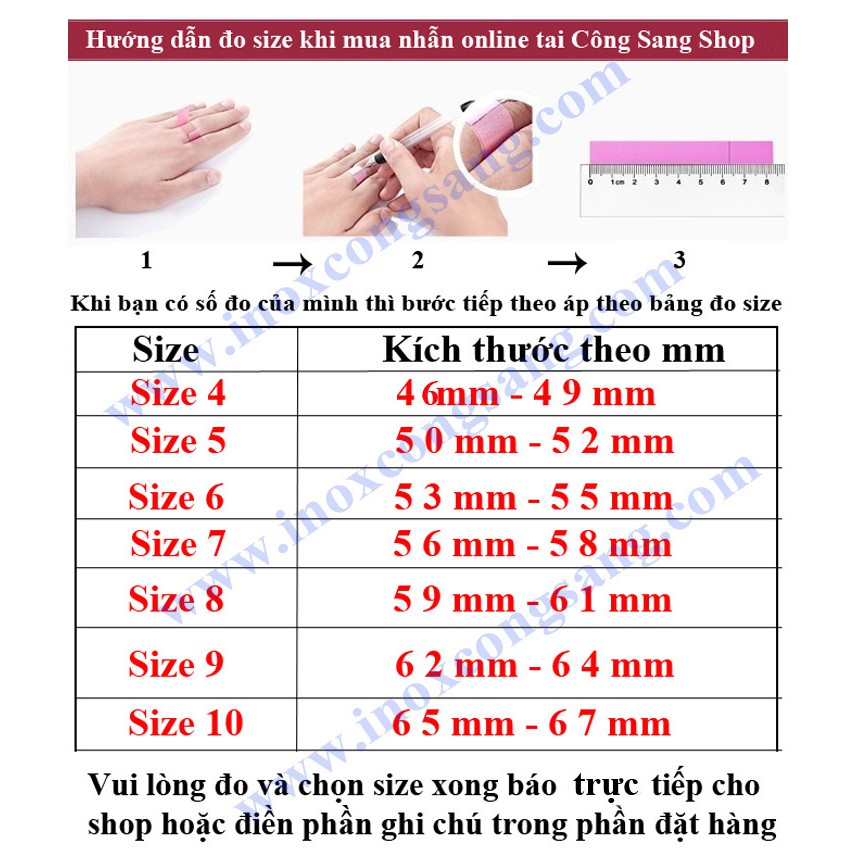 Nhẫn inox nam mạ vàng đá xanh dương thời trang