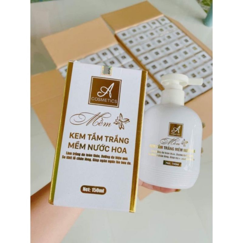 Kem Tắm Trắng Mềm Hương Nước Hoa Acosmetic Ủ Trắng Qua Đêm
