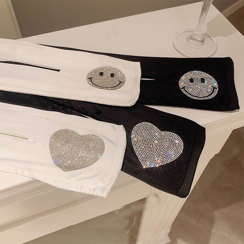 Kẹp Tóc Đính Đá Hình Mặt Cười/Trái Tim Xinh Xắn Cho Nữ