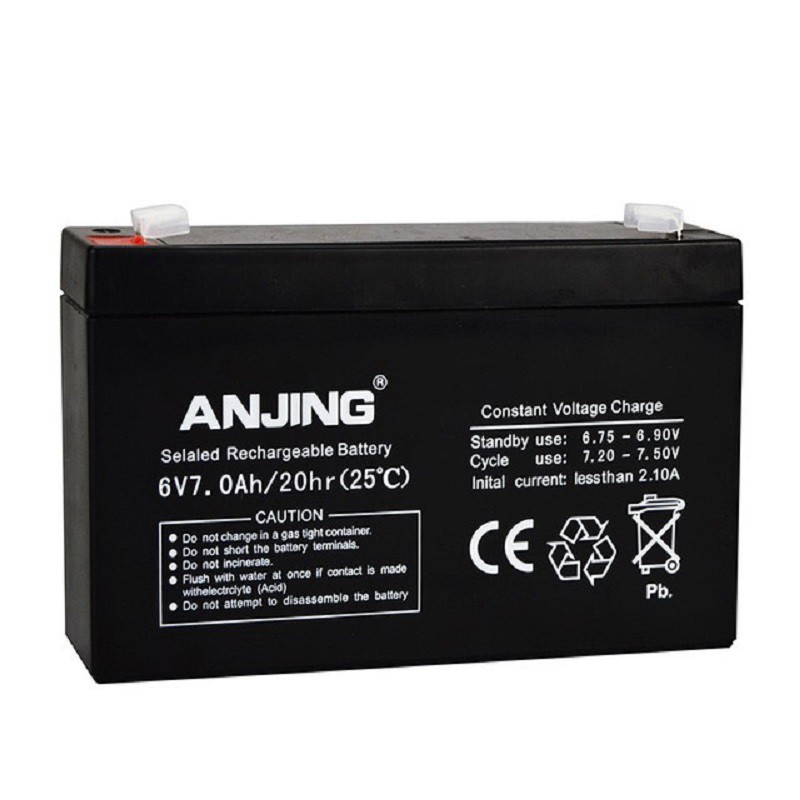 Ắc qui điện cho ô tô xe máy điện đồ chơi 6V-12V bảo hành 03 tháng (Đen)