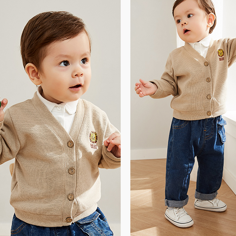 Áo Khoác Bóng Chày Dài Tay Cho Bé Trai Và Bé Gái