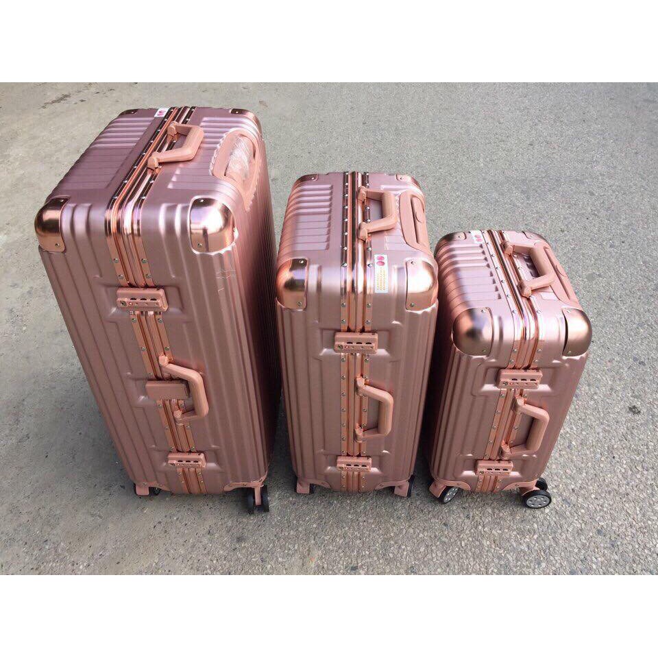 Vali khung nhôm, khóa sập hàng cao cấp