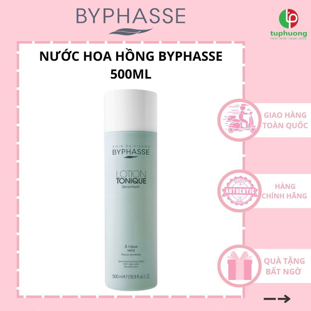 Nước hoa hồng Byphasse Face Soft Toner Lotion 500ml