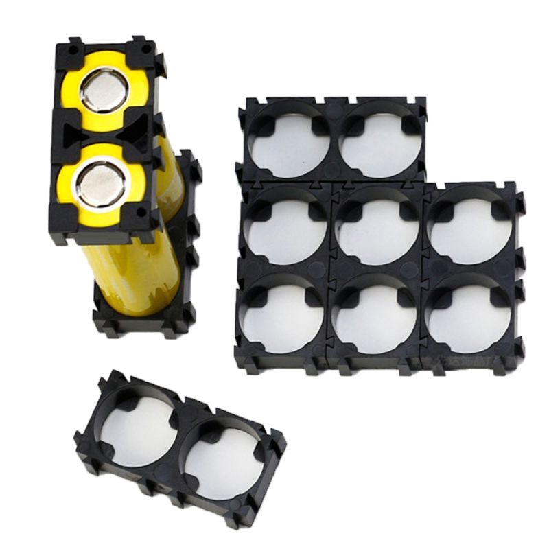 Set 20 Giá Đỡ Pin 1x2 Bằng Nhựa Cho Pin 21700 Tiện Dụng