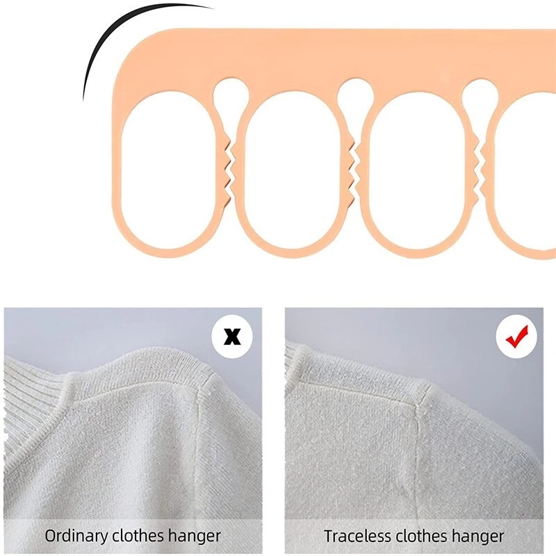 Giá Đỡ Treo Quần Áo 9 Lỗ Bằng PP Đa Năng Chống Trượt Tiết Kiệm Không Gian