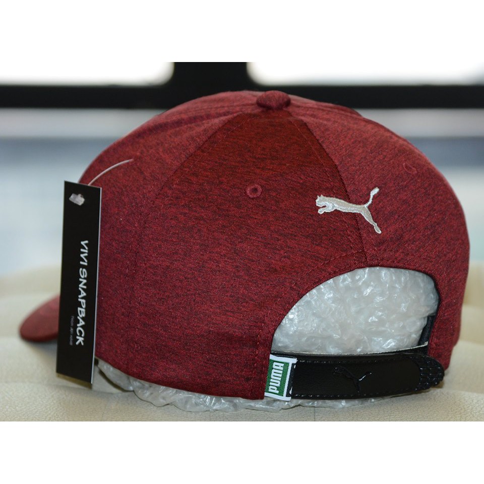 Mũ lưỡi trai nón kết thể thao Puma Golf Utility Patch Cap Night Red ( Hình thật )