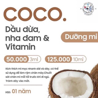 Coco gel - mascara dưỡng mi