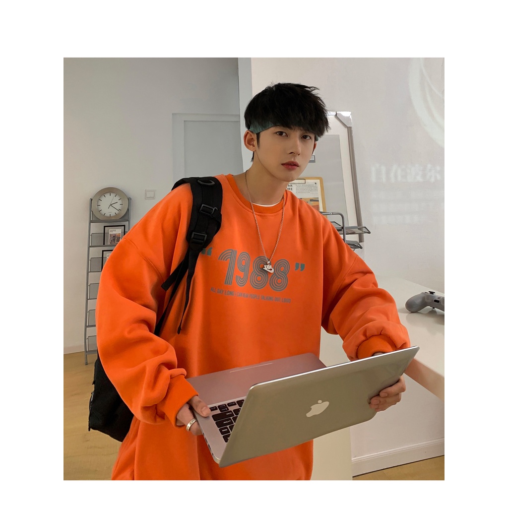 Áo Sweater The 1988 phong cách Ulzzang Hàn Quốc tay dài họa tiết in hình cá tính CoolZ C015