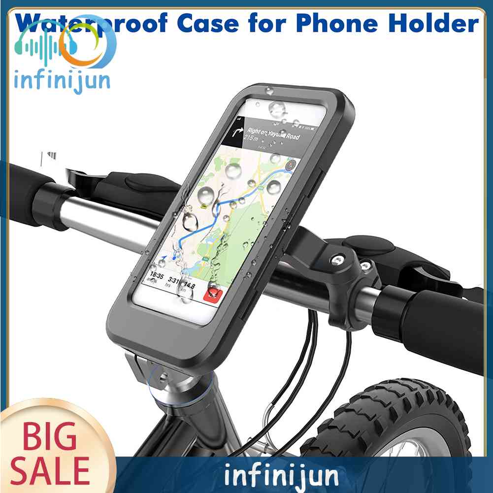 Giá Đỡ ĐiệN ThoạI ChốNg NướC GắN Tay CầM Xe ĐạP TiệN DụNg