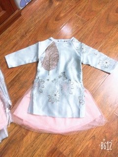 Áo dài gấm cao cấp