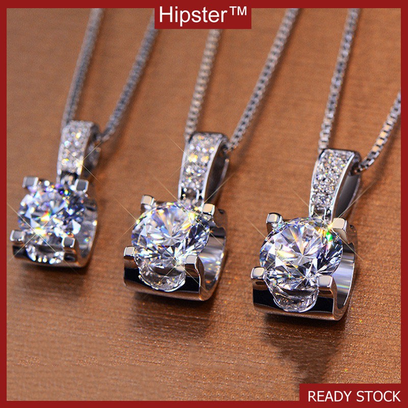 Cổ Điển Mạ Mặt Dây Chuyền Vàng 18K 2 Karat Vòng Cổ Nữ Trang Sức