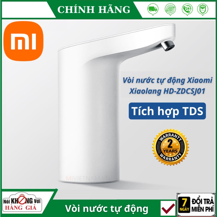 Vòi bơm nước tự động từ bình đóng chai tích hợp TDS Xiaomi Xiaolang HD-ZDCSJ01 - Bảo hành 2 năm - chính hãng