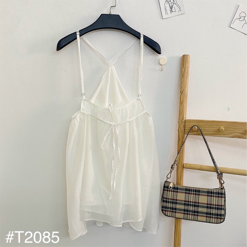 Đầm Trắng NEPHE DRESS xinh như nàng thơ chất vải voan 2 lớp dày dặn thiết kế 2 dây hở lưng quyến rữ | BigBuy360 - bigbuy360.vn