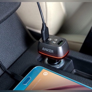 sạc xe hơi 2 cổng USB Anker