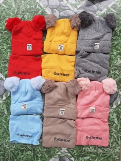 Set mũ khăn moonlight  sale chỉ còn 35k