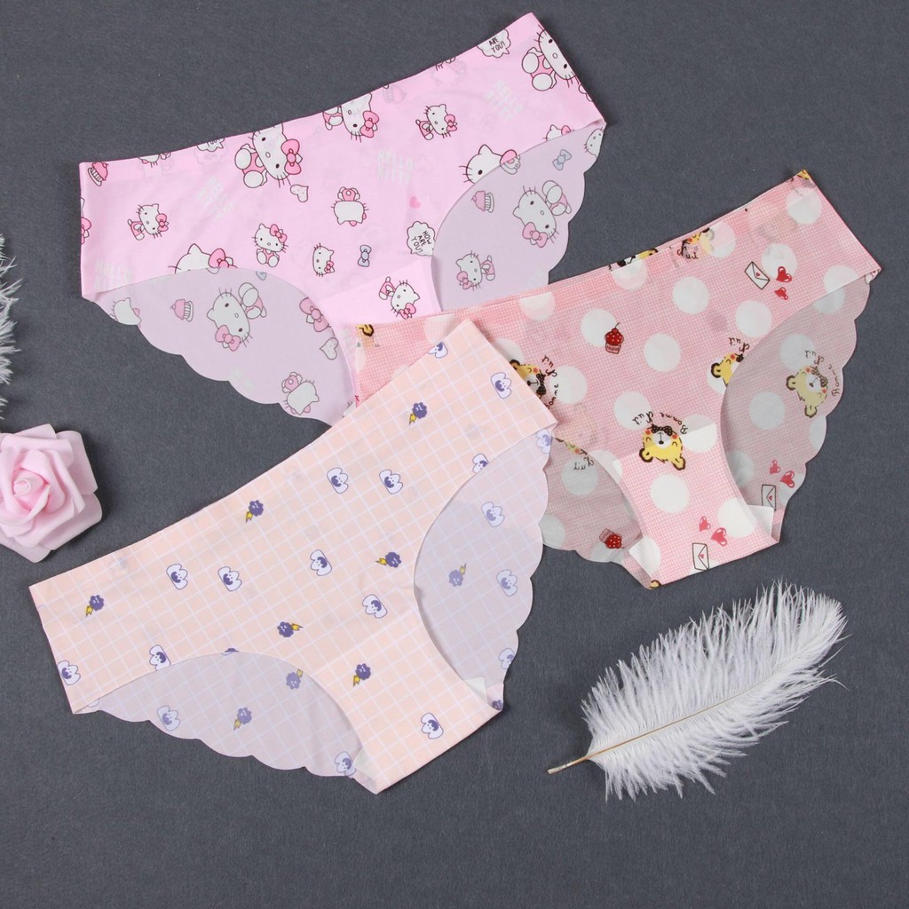 Quần Lót Su Non Thông Hơi Kute Co Giãn Free Size 40-55kg Q189 | BigBuy360 - bigbuy360.vn