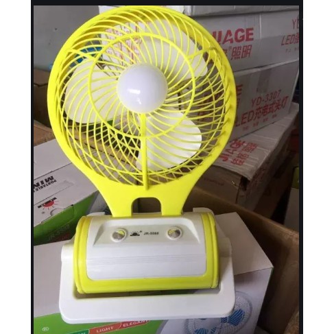 Quạt Tích Điện Đèn Led MiniFan 5588 Mẫu Mới 2020