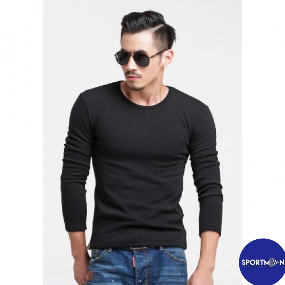 Áo nỉ lót lông dài tay cổ tròn - AR34