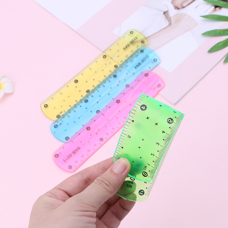 Thước Kẻ Mềm Dẻo Trong Suốt 15cm Dùng Trong Giải Thưởng