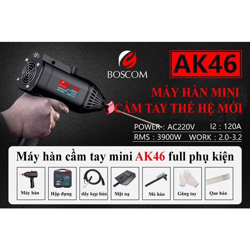 MÁY HÀN MINI CẦM TAY THẾ HỆ MỚI AK46