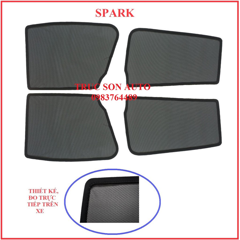 CHEVROLET SPARK Rèm che nắng chắn nắng ô tô theo xe gắn nam châm
