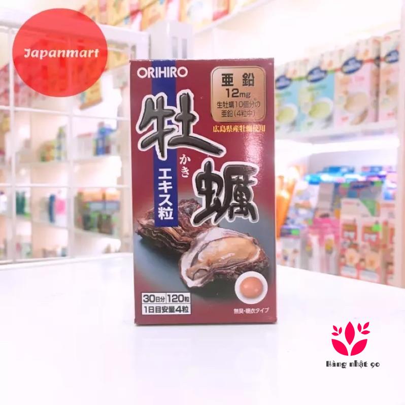 Viên uống tinh chất hàu tươi Orihiro Nhật Bản 120 viên   Nhật Bản