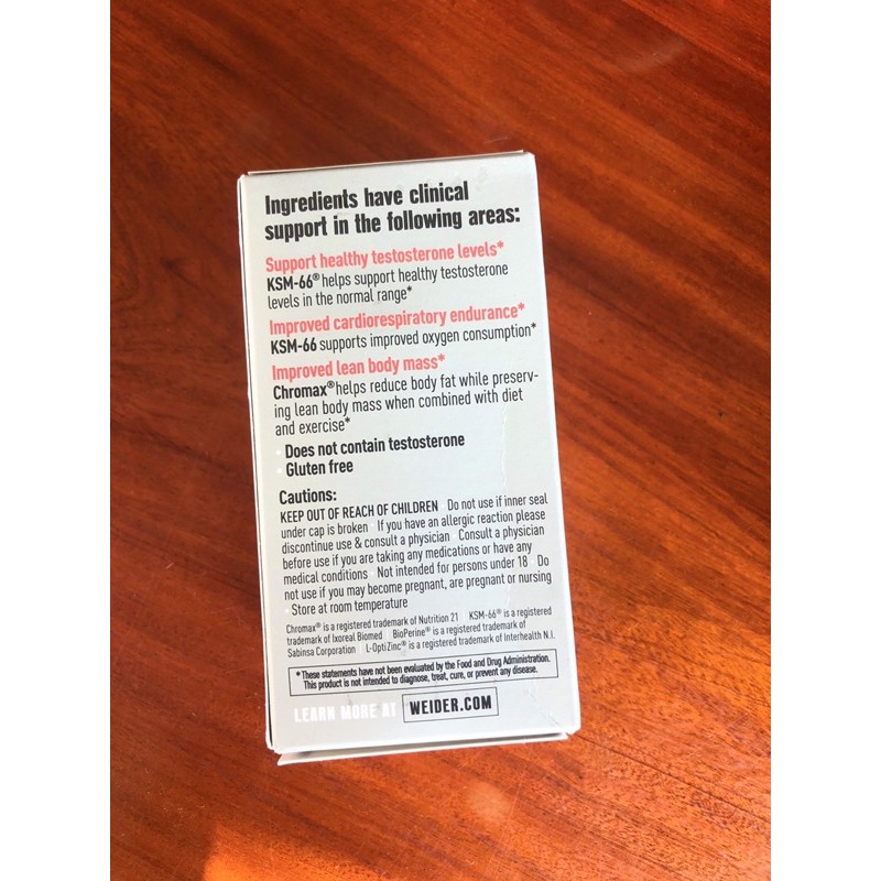 Weider Prime Testosterone support For Men 120 viên | Thế Giới Skin Care